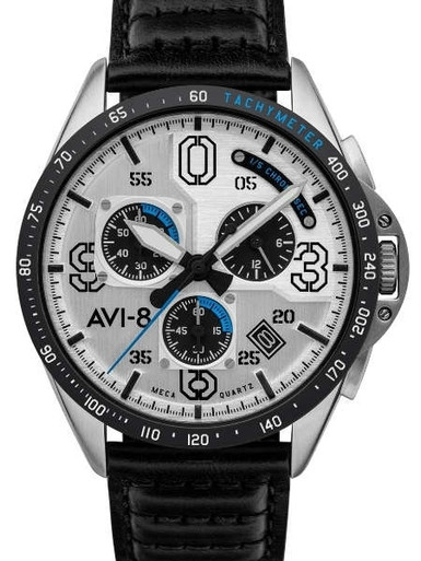 AVI-8 Command Pilot Blakeslee Quartz Chronograph Watch #AV-4077-01