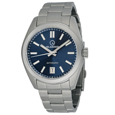 Islander Brookville Hi-Beat Automatic Dress Watch with Blue Dial, AR Sapphire Crystal #ISL-38