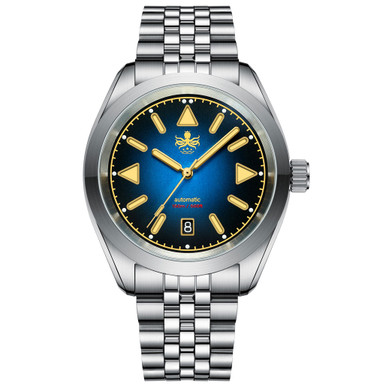 PHOIBOS Nebula Hi-Beat Automatic Watch with Sandwich Dial, AR
