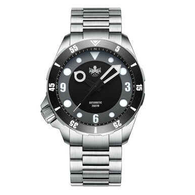 Phoibos Apollo Automatic Dive Watch with Black Sandwich Dial #PY036C