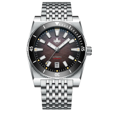 Phoibos Narwhal 300M Automatic Diver with Brown Dial #PY037D