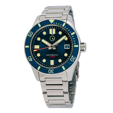 Islander Bayport 40mm Automatic Dive Watch with Blue Dial #ISL-120