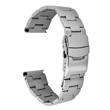 Islander 20mm Universal Fit Brushed Solid-Link Watch Bracelet #BRAC-27