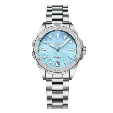 Phoibos Sea Nymph 200M Lady Diver with Aquamarine Blue Dial
