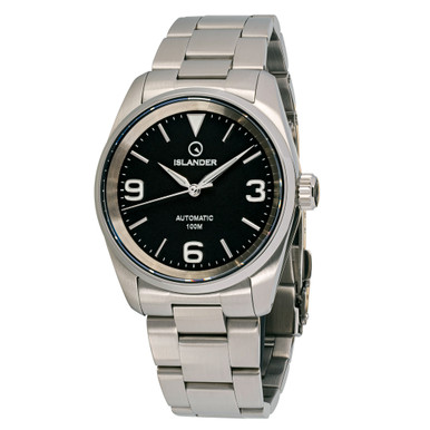 Islander Manhasset 36mm Automatic Watch with Black Dial #ISL-145