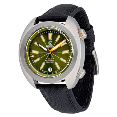 Ocean Crawler Great Lakes Diver with Green Dial #OC-GL-V2-GR