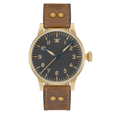 Laco Memmingen Bronze Type A Dial Swiss Mechanical Pilot Watch