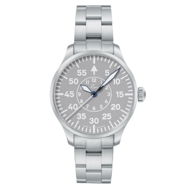 Laco Aachen Gray 39 Type B Dial Automatic Pilot Watch with
