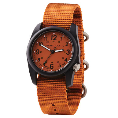 ローチャリ　オレンジメタリック Bertucci DX3 Field Watch with Cicada Orange Dial #11118