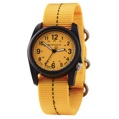 Bertucci DX3 Plus Field Watch with Pro-Yellow Dial #11120