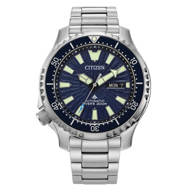 CITIZEN プロマスター Citizen Automatic Promaster Dive Watch with Blue Dial and