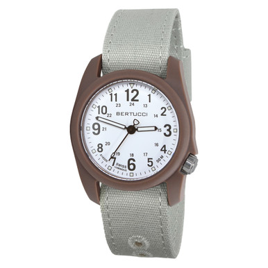 Bertucci DX3 Canvas Polycarbonate Unibody Watch with Beige Comfort