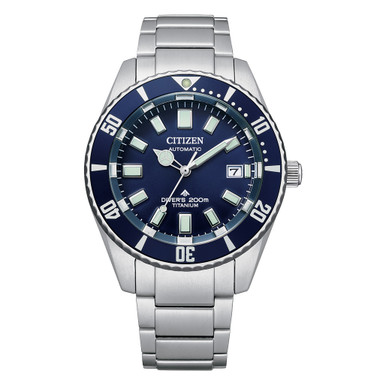 Citizen Promaster Super Titanium Automatic Dive Watch with Blue