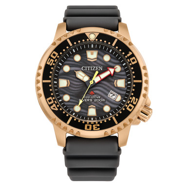 Citizen Promaster Solar Dive Watch with Rose Goldtone Case and
