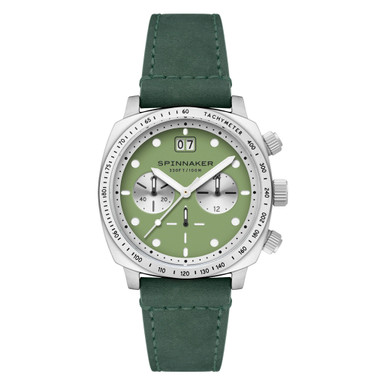 Spinnaker Hull Chronograph with Napier Green Dial #SP-5068-09