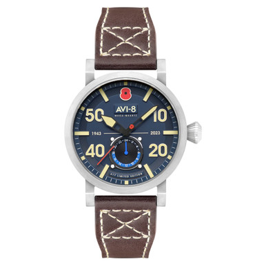 AVI-8 Royal British Legion Meca-Quartz LE Watch with Navy Blue