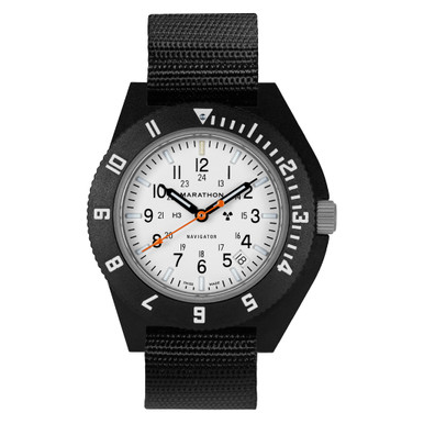 Marathon x Islander Special Edition White Dial Navigator with Blue