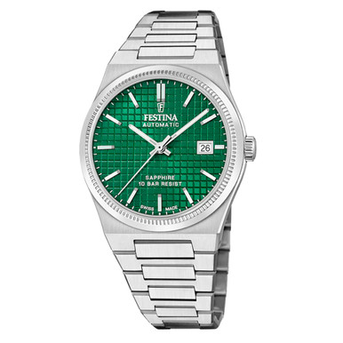 フォスゲナイト(イタリア) Festina Swiss Made Automatic With Green Dial #F20028-3