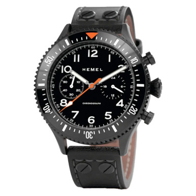 HEMEL Mecaquartz Chronograph with 60 Minute Bezel #HF3NO
