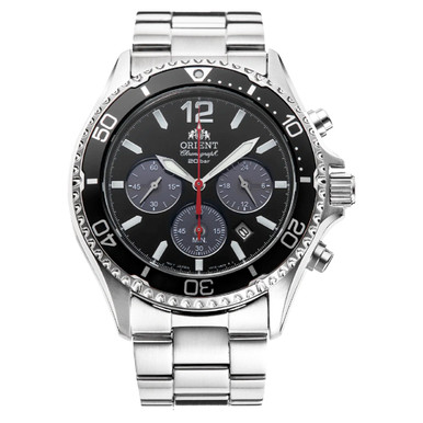 Orient Solar Sports Chronograph with Black Dial #RA-TX0202B10B