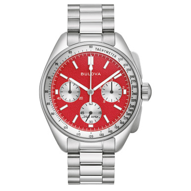 Bulova Lunar Pilot Chronograph with Red Dial #96K115