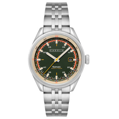 Cadola Pista Automatic Watch with Forest Green Dial #CD-1031-11