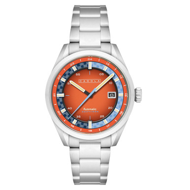 Cadola Paddock Automatic Watch with Burnt Orange Dial #CD