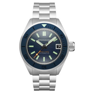 邦楽 PEEKAN Spinnaker Piccard Automatic Dive Watch with Dark Cerulean Dial #SP