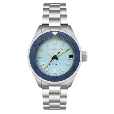 クラシック Islensk Pjodlog Spinnaker Piccard Automatic Dive Watch with Ice Blue Dial #SP-5098-55