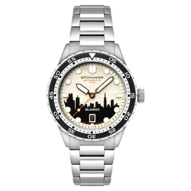 Spinnaker x Islander Hass Limited Edition Watch with Skyline Dial