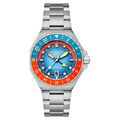 Amazon.com: Spinnaker Men's 43mm Dumas GMT Automatic Cadmium
