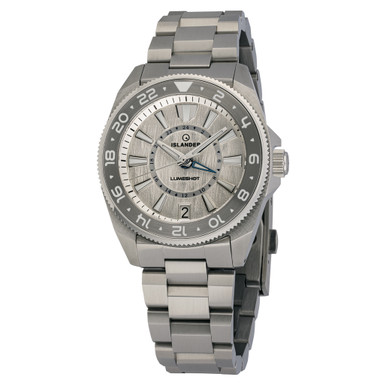 時計 ER x LUMESHOT automatic Islander x LUMESHOT Glacier GMT Automatic Limited Edition Watch