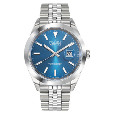 Herodia Monte Carlo Swiss Watch with Radiant Blue Dial #HMONSDEBL.AC
