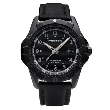 Protek Automatic Tritium Dive Watch with Black Dial #PT2202