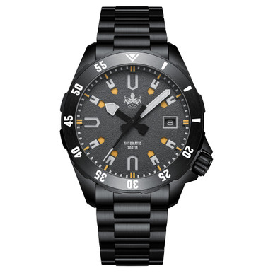 PHOIBOS APOLLO DLC 200M Automatic Diver With Matte Grey Dial #PY056CX