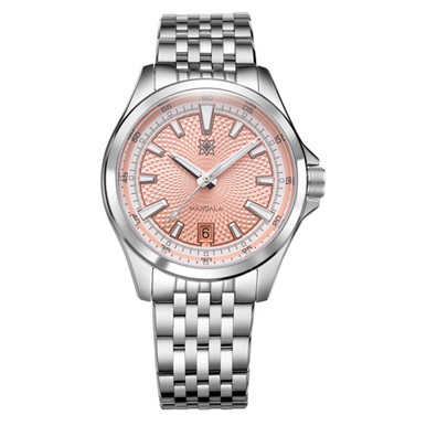 Second Hour Mandala Mk3 Watch with Salmon Dial #SEC-HOU-12