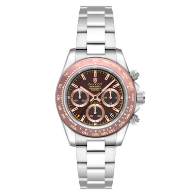 Duxot Accelero Chronograph with Chestnut Brown Dial #DX-2065-44