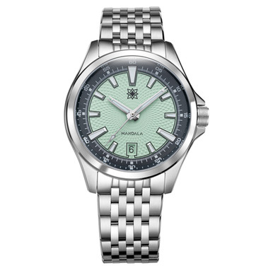 Second Hour Mandala Mk3 Watch with Mint Dial #SEC-HOU-14