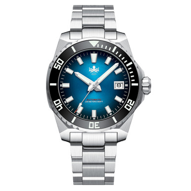 Phoibos Leviathan 40 Automatic Dive Watch with Radiant Blue Dial