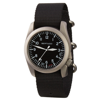 Bertucci A-4TS AERO Solar Black Dial Watch #13900