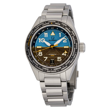 Islander Calabro GMT World Time Automatic Watch with Attitude