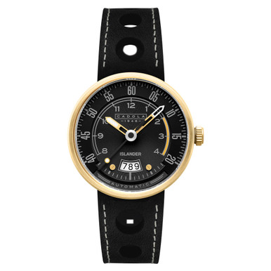 ハルモニア様LXL Cadola x Islander RPM Automatic Watch in Black and Gold #CD-1055-LIW09