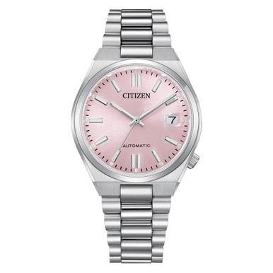 Citizen Tsuyosa 37mm Sports Automatic with Pastel Pink Dial