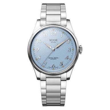 KUOE Royal Smith 90-006 Blue Dial Watch with Breguet Numerals