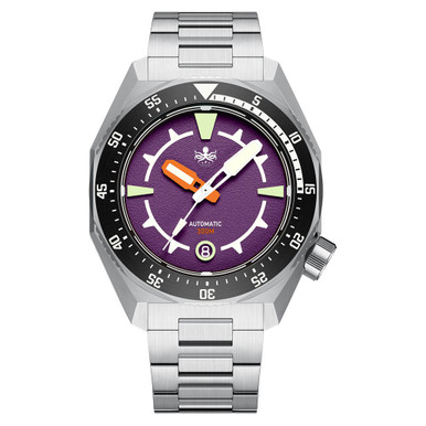 Phoibos Depth Hunter 300M Automatic Diver with Purple Dial #PY060H