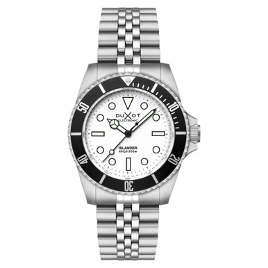 Duxot x Islander Atlantica Electronic Dive Watch with White Dial