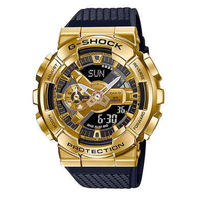 Casio G-Shock GM-110 Series in Black and Gold #GM110G-1A9