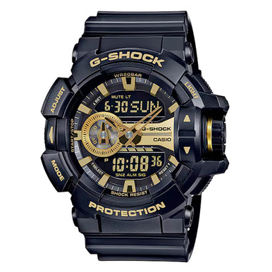Casio G-Shock GA-400 Series in Black and Gold #GA400GB-1A9
