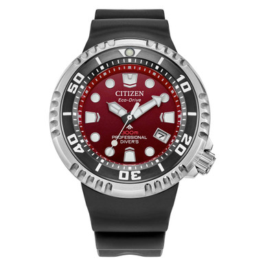 Citzen Eco-Drive Promaster Dive E365 Dive Watch with Red Dial