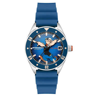 Spinnaker Challenger Automatic Popeye Anchor Arms LE Blue Buoy #SP